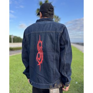 画像8: 送料無料 SLIPKNOT / Tribal Logo デニムジャケット