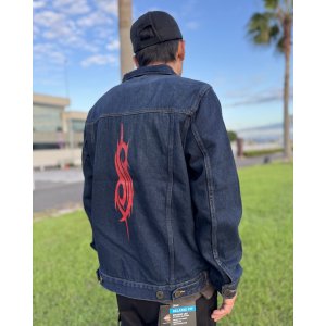画像13: 送料無料 SLIPKNOT / Tribal Logo デニムジャケット