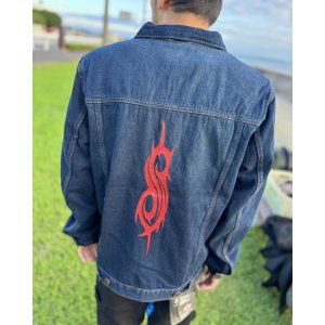 画像10: 送料無料 SLIPKNOT / Tribal Logo デニムジャケット