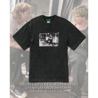 10月30日23:59分締切 予約注文 送料無料 JAKOBS CASTLE x BALL&CHAIN x YASU / Chicago LAX-ORD フェードTシャツ ブラック