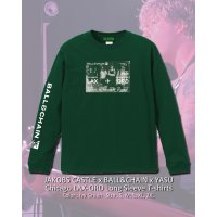 10月30日23:59分締切 予約注文 送料無料 JAKOBS CASTLE x BALL&CHAIN x YASU / Chicago LAX-ORD 長袖Tシャツ アイビーグリーン
