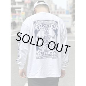 画像2: 送料無料 2XLサイズラスト1枚で終了 FUCKIN' MELLOW / You'll be in my heart Artwork by JUN of ROULETTE 長袖 Tシャツ WHITE
