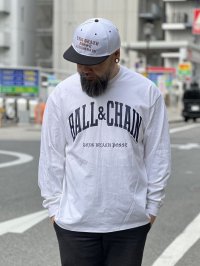 送料無料 FUCKIN' MELLOW CLOTHING / Long Beach Posse Artwork by PICTURE MOUSE 長袖Ｔシャツ WHITE