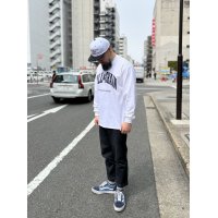送料無料 XL、2XL各1枚づつで終了 FUCKIN' MELLOW CLOTHING / Long Beach Posse Artwork by PICTURE MOUSE 長袖Ｔシャツ WHITE
