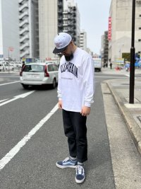 送料無料 XL、2XL各1枚づつで終了 FUCKIN' MELLOW CLOTHING / Long Beach Posse Artwork by PICTURE MOUSE 長袖Ｔシャツ WHITE