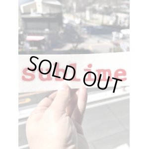 画像2: 1枚のみ限定入荷 SUBLIME / Courier Logo カッティングステッカー レッド