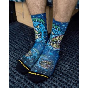 画像5: MERGE4 SOCKS / JIMBO PHILLIPS - Bad Fiah Sea Monster ソックス