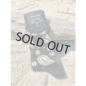 画像4: 1足分のみ入荷 SEVEN SEAS ROASTING CO / PAISLEY ORIGINAL ソックス ブラック