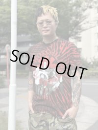 送料無料 カリフォルニア買付アイテム Mサイズラスト1枚で終了 Red Hot Chili Peppers / Band Portrait タイダイTシャツ