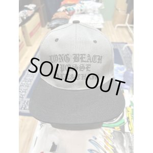 画像2: FUCKIN' MELLOW CLOTHING / Long Beach Posse スナップバックキャップ BLACKｘGRAY