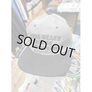 画像1: FUCKIN' MELLOW CLOTHING / Long Beach Posse スナップバックキャップ BLACKｘGRAY