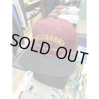 ラスト1枚で終了 FUCKIN' MELLOW / MMXX スナップバックキャップ BLACKｘBURGUNDY