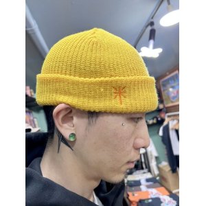 画像3: 半額セール FUCKIN' MELLOW / Con Safos ショートニットキャップ YELLOW MASTARD