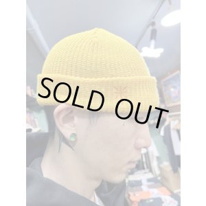画像3: 半額セール FUCKIN' MELLOW / Con Safos ショートニットキャップ YELLOW MASTARD