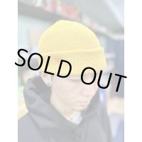 半額セール FUCKIN' MELLOW / Con Safos ショートニットキャップ YELLOW MASTARD