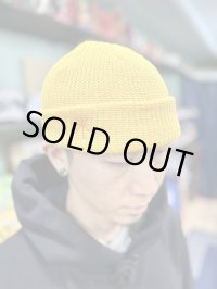 半額セール FUCKIN' MELLOW / Con Safos ショートニットキャップ YELLOW MASTARD