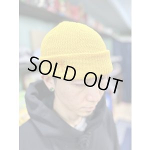画像1: 半額セール FUCKIN' MELLOW / Con Safos ショートニットキャップ YELLOW MASTARD