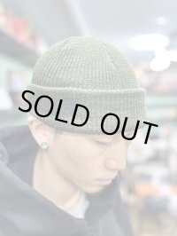 半額セール FUCKIN' MELLOW / Con Safos ショートニットキャップ MILITARY GREEN