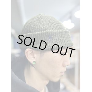 画像2: 半額セール FUCKIN' MELLOW / Con Safos ショートニットキャップ MILITARY GREEN