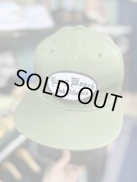 LONG BEACH DUB ALLSTARS / Classic Logo カスタムキャップ MILITARY GREEN