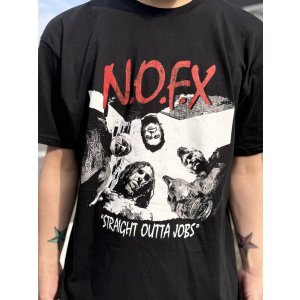 画像2: 送料無料 NOFX "Final Tour Last Merch" / Straight Outta Jobs Tシャツ (made in USA)