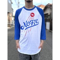 送料無料 NOFX "Final Tour Last Merch" / Los Dodgers ラグラン七分Tシャツ (made in USA)