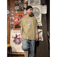 2XLサイズラスト1枚で終了 "OPIE ORTIZ x BALL&CHAIN" / MEMORIES コラボTシャツ プレーリーダスト