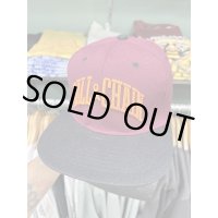 10%OFF ラスト1枚で終了 FUCKIN' MELLOW CLOTHING / Ball&Chain artwork by PICTURE MOUSE スナップバックキャップ BURGUNDY