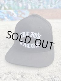 送料無料 ラスト1枚で終了 TREJO'S TACOS / Font Logo 3D刺繍 スナップバックキャップ BLACK