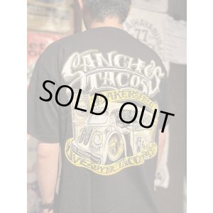 画像3: Lサイズラスト1枚で終了 送料無料 SANCHO'S TACOS / Logo 半袖Tシャツ BLACK