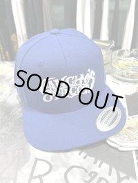 送料無料 ラスト1枚で終了 SANCHO'S TACOS / Logo スナップバックキャップ BLUE
