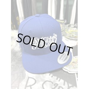 画像1: 送料無料 ラスト1枚で終了 SANCHO'S TACOS / Logo スナップバックキャップ BLUE