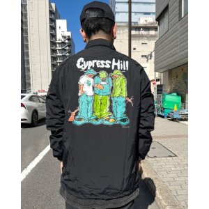 画像3: 送料無料 L、XLサイズ各1枚づつで終了 CYPRESS HILL x POT MEETS POP / Blunted コーチジャケット BLACK