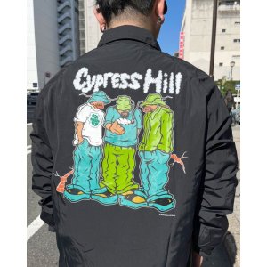 画像6: 送料無料 L、XLサイズ各1枚づつで終了 CYPRESS HILL x POT MEETS POP / Blunted コーチジャケット BLACK
