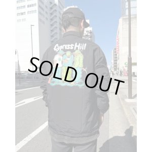 画像4: 送料無料 XLラスト1枚で終了 CYPRESS HILL x POT MEETS POP / Blunted コーチジャケット BLACK