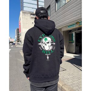 画像3: 送料無料 Lサイズラスト1枚で終了 CYPRESS HILL x POT MEETS POP / Skull & Compass プルオーバーパーカー BLACK