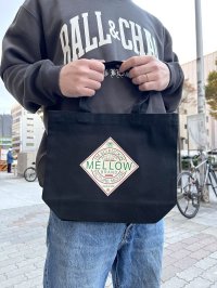 FUCKIN' MELLOW / TABASCO artwork by PICTURE MOUSE トートバッグ BLACK