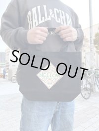 FUCKIN' MELLOW / TABASCO artwork by PICTURE MOUSE トートバッグ BLACK