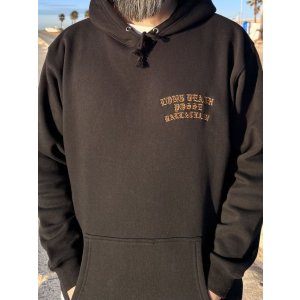 画像3: 送料無料 FUCKIN' MELLOW CLOTHING / Long Beach Posse プルオーバーパーカー BLACK/BROWN