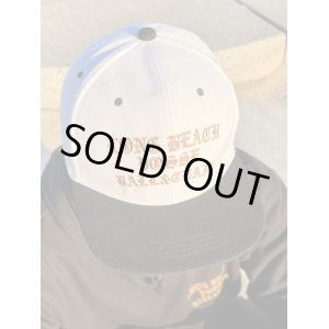 画像1: ラスト2枚で終了 FUCKIN' MELLOW CLOTHING / Long Beach Posse スナップバックキャップ WHITE/BLACK