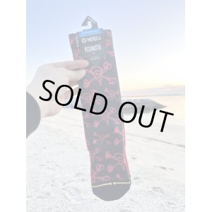 画像1: ラスト2足で終了 MERGE4 SOCKS / PIZZANISTA - Cross Bones ソックス
