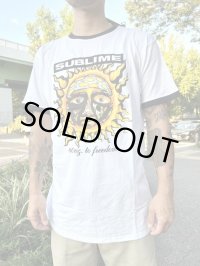 XLラスト1枚で終了 SUBLIME / 40oz To Freedom リンガーTシャツ