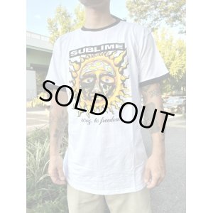 画像1: XLラスト1枚で終了 SUBLIME / 40oz To Freedom リンガーTシャツ