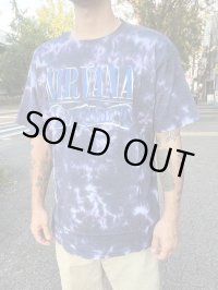 Lサイズラスト1枚で終了 NIRVANA / Nevermind Wavy Logo (Wash Collection) Tシャツ