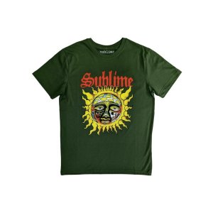 画像24: Lラスト2枚で終了 SUBLIME / Yellow Sun Tシャツ グリーン
