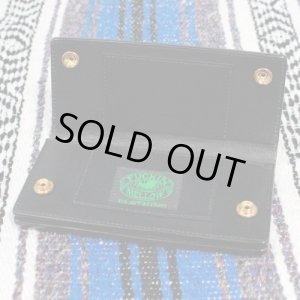 画像2: FUCKIN' MELLOW CLOTHING / Trucker Leather Wallet 長財布 BLACK
