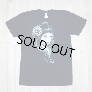 画像1: DON'T GET WEIRD DUDE / Skull Girl 半袖 Tシャツ
