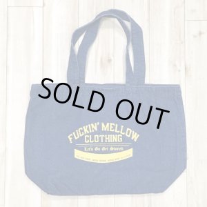 画像1: FUCKIN' MELLOW CLOTHING / Huntington デニム トートバッグ ブルー