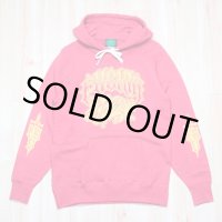 Lサイズのみ FUCKIN' MELLOW CLOTHING / Lettering Hoodie Old Red