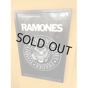 画像1: ラスト1枚で終了 RAMONES / B&W Logo ポスター (90cm x 60cm)